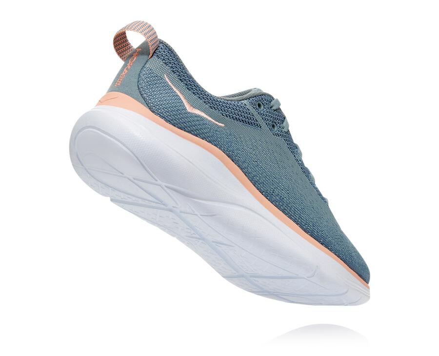 Zapatillas Running Hoka One One Mujer - Hupana Flow - Azules - HIN187604